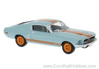 Brekina 19619 Ford Mustang '65 Light Blue/Orange