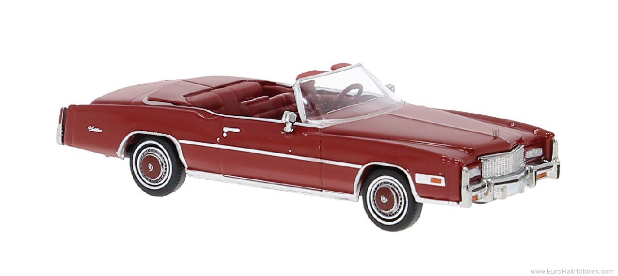 Brekina 19758 Brekina, Cadillac Eldorado Convertible, Red, 