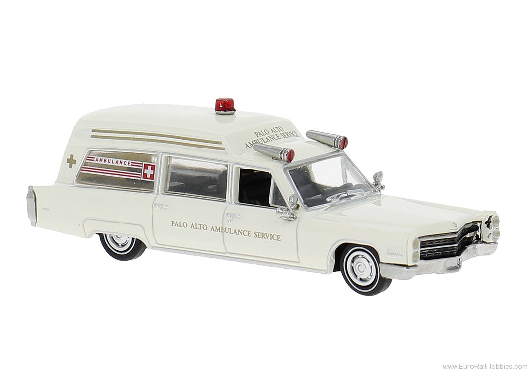 Brekina 19778 Brekina, Cadillac Miller Meteor Ambulance, 19