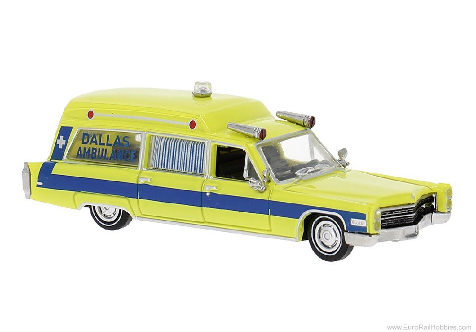 Brekina 19779 Brekina, Cadillac Miller Meteor Ambulance, 19