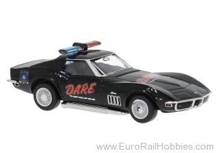 Brekina 19986 Brekina, Chevrolet Corvette C3, 1967, D.A.R.E