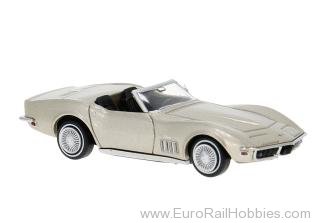 Brekina 19993 Brekina, Chevrolet Corvette C3, Gold, 1967,  