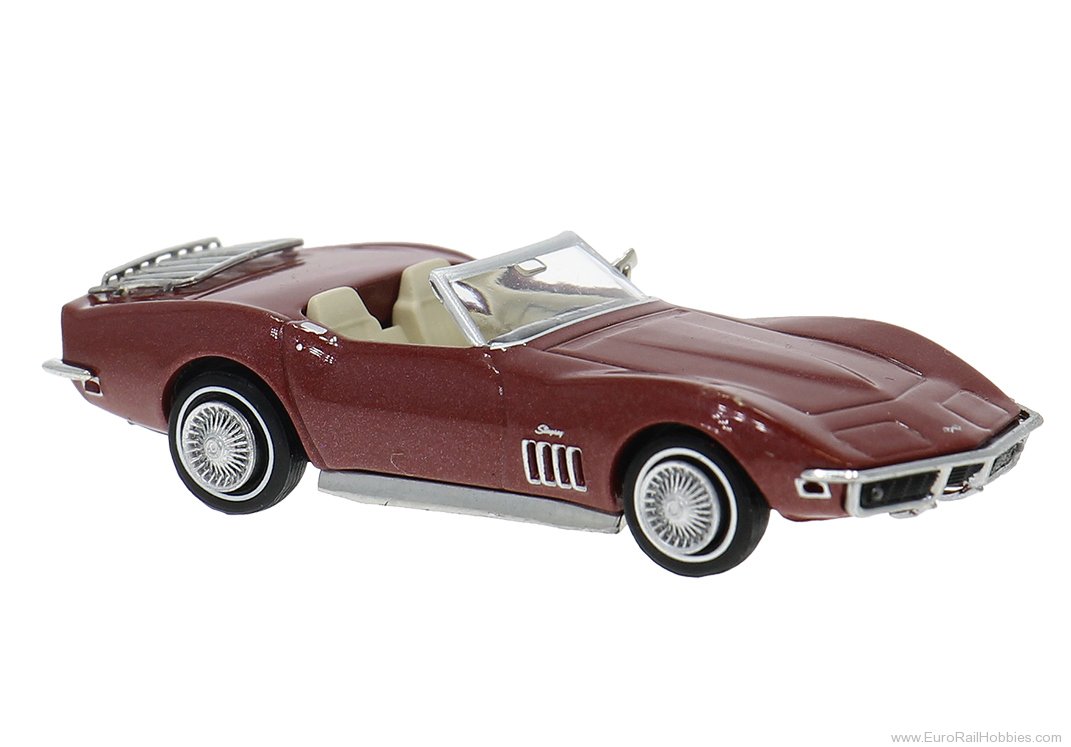 Brekina 19994 Brekina Chevrolet Corvette C3 dark red 1967Â 