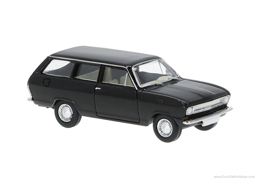 Brekina 20439 Brekina, Opel Kadett B Caravan, Black, 1965, 