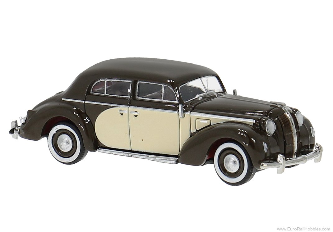 Brekina 20458 Brekina, Opel Admiral, Brown/Light Beige, 193