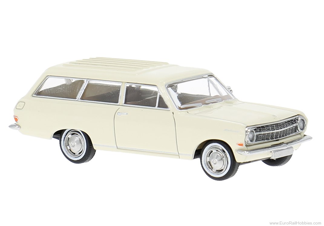 Brekina 20470 Brekina, Opel Rekord A Caravan, White, 1963, 