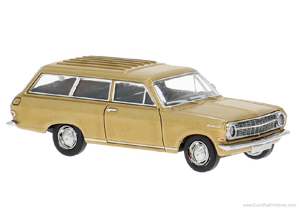 Brekina 20473 Brekina, Opel Rekord A Caravan, Gold, 1963,  