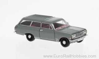 Brekina 20477 Opel Rekord B CarAVan Gray