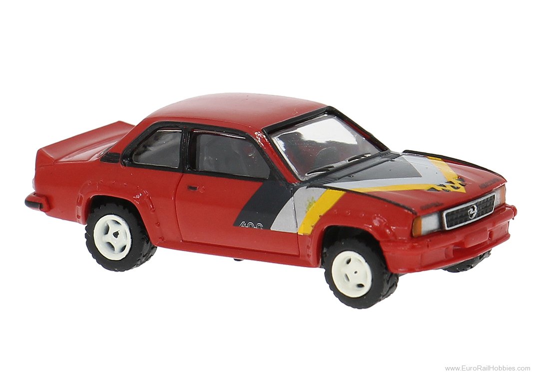 Brekina 20771 Brekina Opel Ascona B i400 red/grey 1980