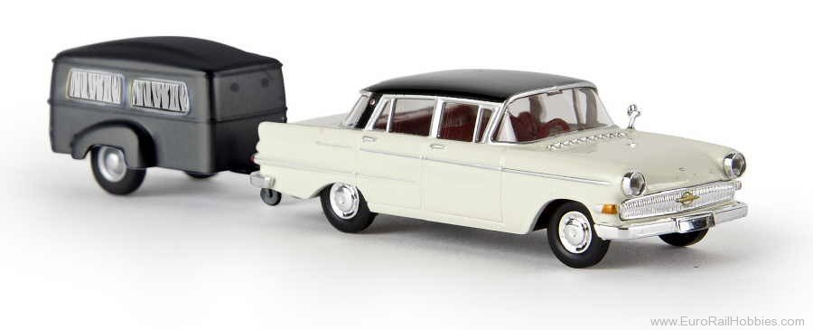 Brekina 20812 Brekina, Opel KapitÃƒÂ¤n, Red, 1959,  