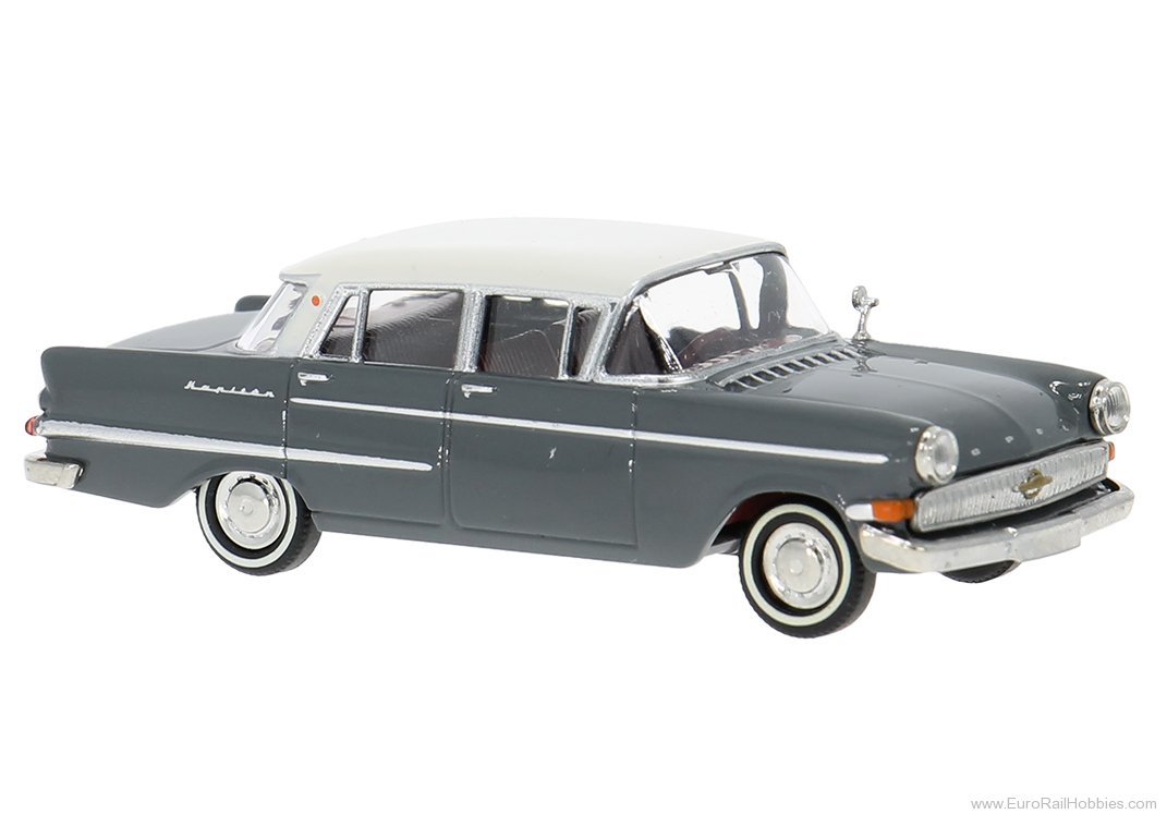 Brekina 20815 Brekina, Opel KapitÃƒÂ¤n, Dark Gray, 1959,  