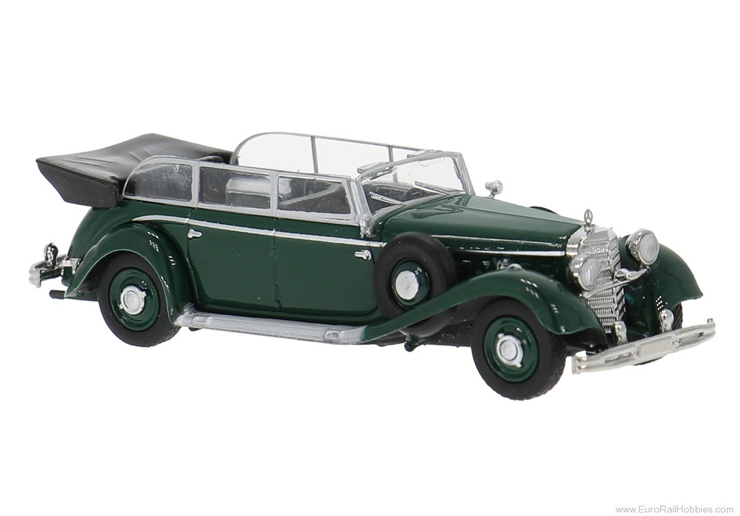Brekina 21056 Brekina, Mercedes 770 K, Dark Green, 1938,  