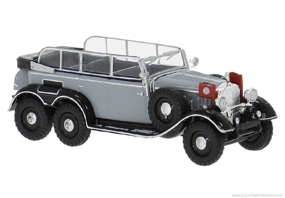 Brekina 21080 Brekina, Mercedes G4, Gray, 1938,  