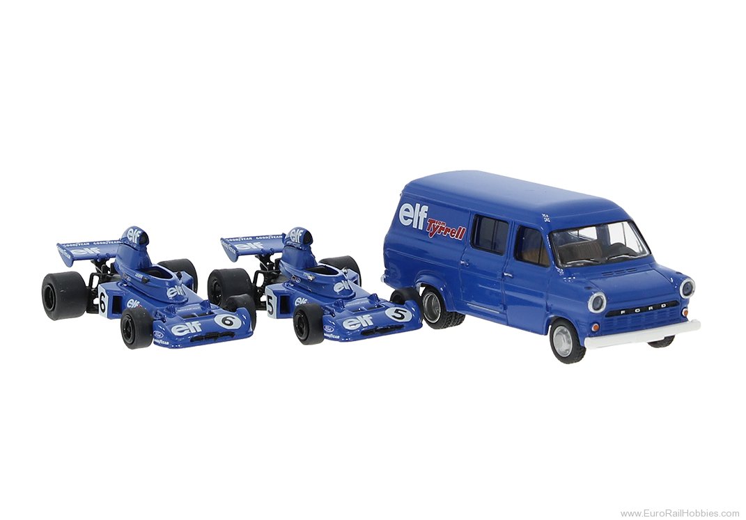 Brekina 22871 Brekina, Set Tyrrell 006, Formel 1, GP NÃ¼rbu