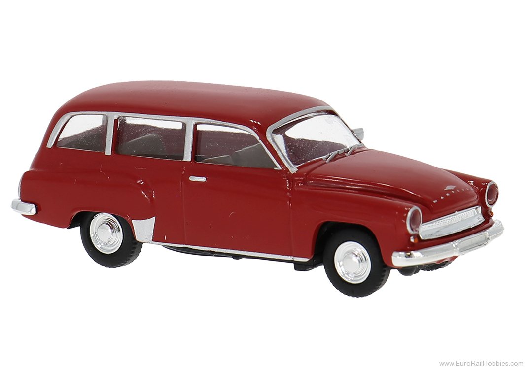 Brekina 27192 Brekina, Wartburg 311 Kombi, Red, 1959,  