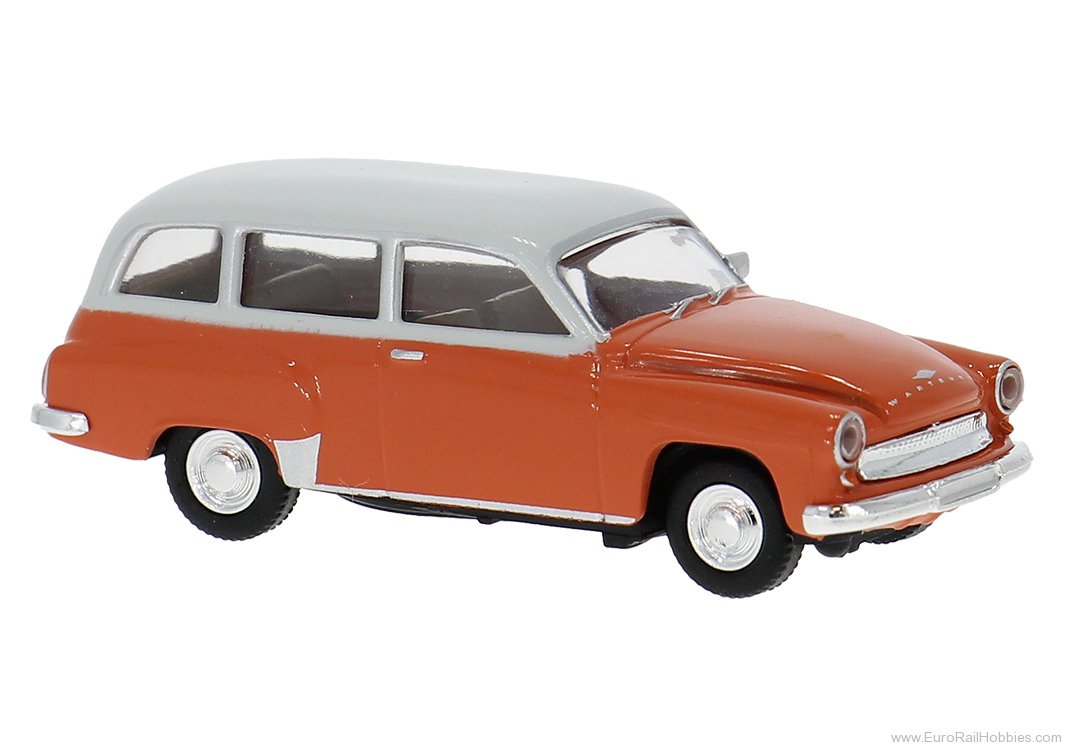 Brekina 27194 Brekina Wartburg 311 Estate dark Orange/light