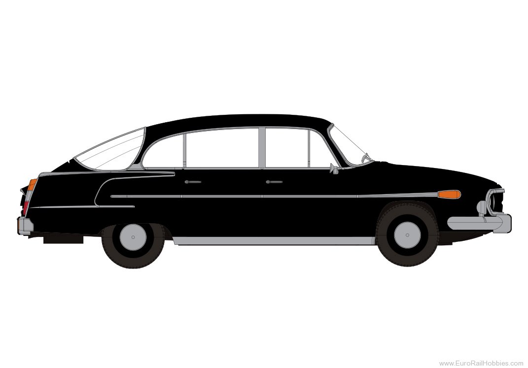 Brekina 27325 Brekina, Tatra 603-2, Black, 1963,  
