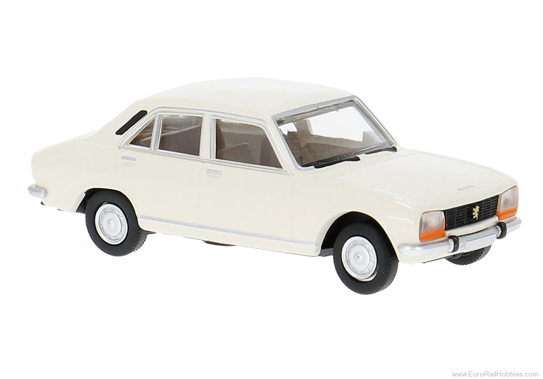 Brekina 29123 Brekina, Peugeot 504, White, 1968,  