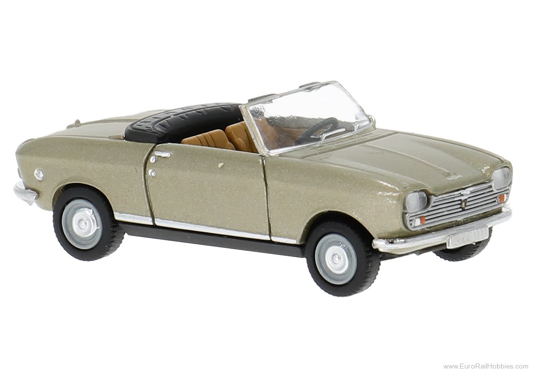 Brekina 29177 Brekina, Peugeot 204 Cabriolet, Gold, 1967,  