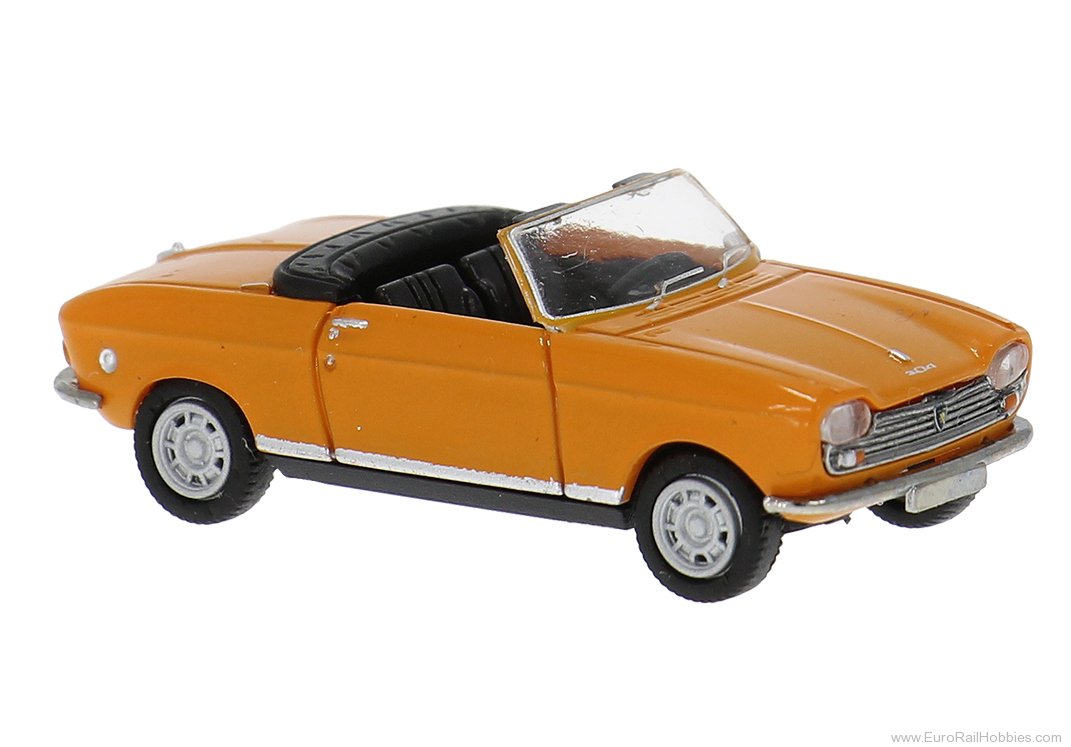 Brekina 29181 Brekina 29181 Peugeot 204 Cabriolet in orange