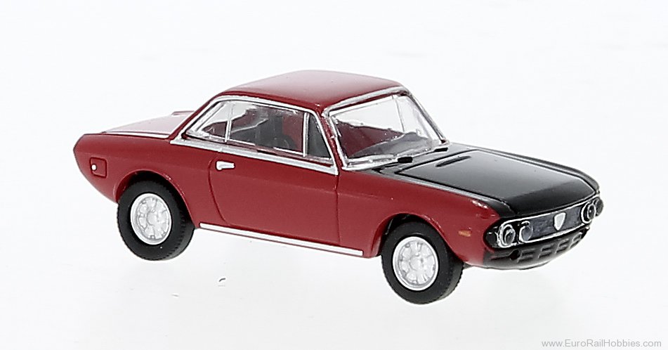 Brekina 29630 Brekina, Lancia Fulvia Coupe, Red/Black, 1970