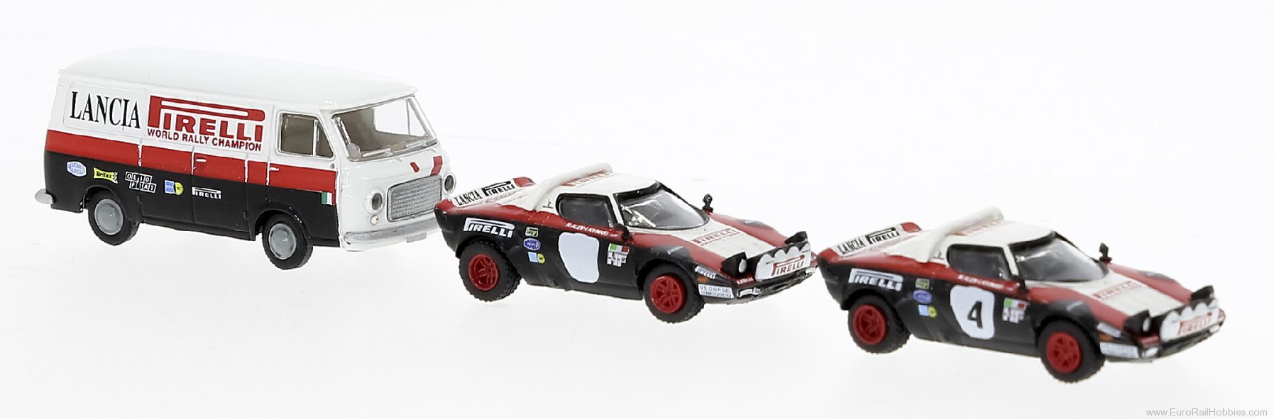 Brekina 29663 Brekina, Set Lancia Stratos HF und Fiat 238 K