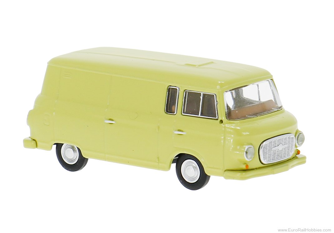 Brekina 30123 Brekina, Barkas B 1000 Kasten, Light-Beige, 1