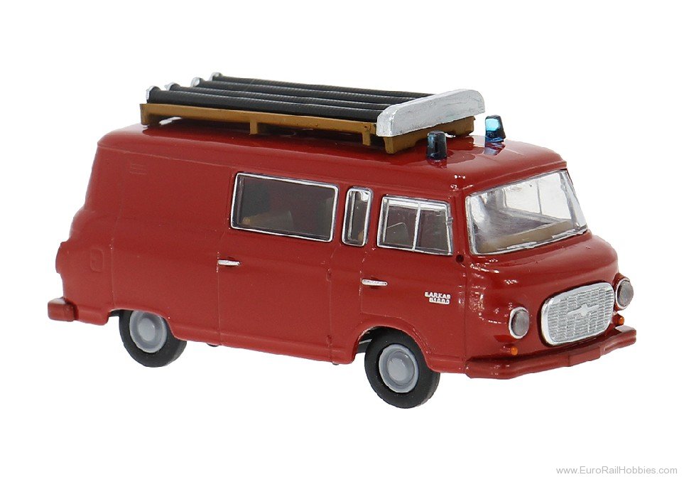 Brekina 30226 Brekina, Barkas B 1000 Halbbus, 1962, Feuerwe