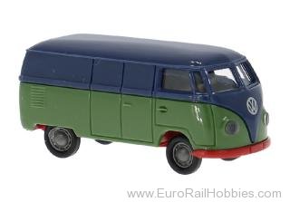 Brekina 32075 Brekina, VW T1a Kasten, Dark Blue/Green, 1950
