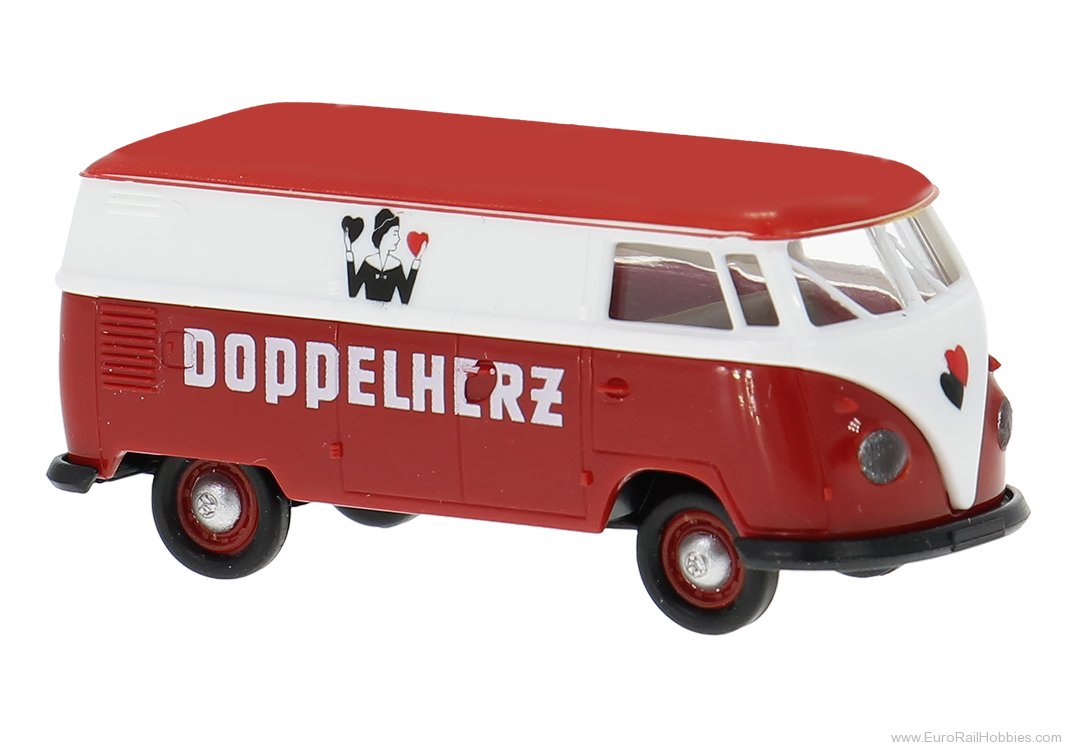 Brekina 32307 Brekina, VW T1b Kasten, 1960, Doppelherz,  