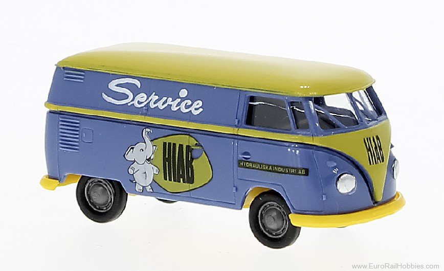 Brekina 32790 Brekina, VW T1b Kasten, 1960, Hiab, 