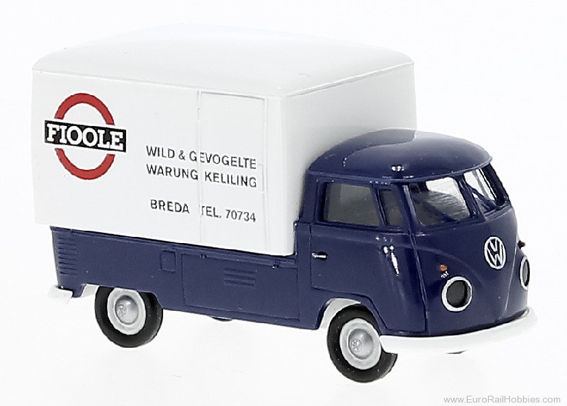 Brekina 32874 Brekina, VW T1b GroÃŸraum-Koffer, 1960, Fiool