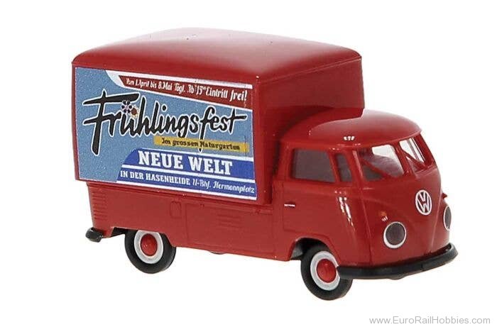 Brekina 32877 Brekina, VW T1b GroÃŸraum-Koffer, 1960, FrÃ¼h