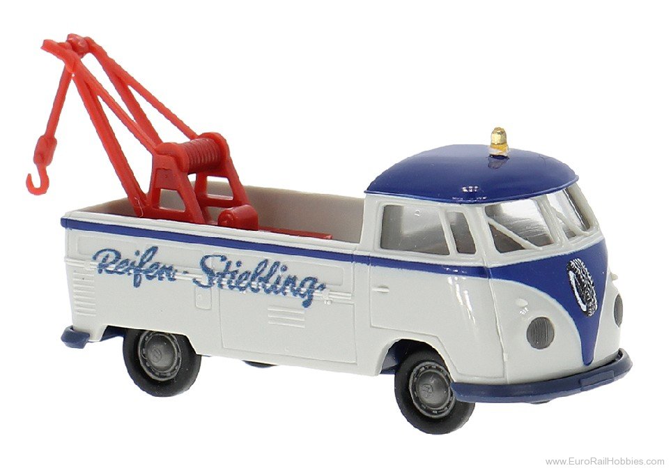 Brekina 32988 Brekina, VW T1b Tow Truck, 1960, Tire Stiebli