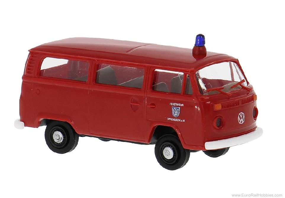 Brekina 33161 Brekina, VW T2 Kombi, 1973, Feuerwehr Offenba