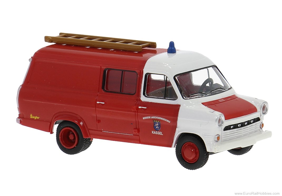 Brekina 34169 Brekina, Ford Transit, 1970, Hessische Landes