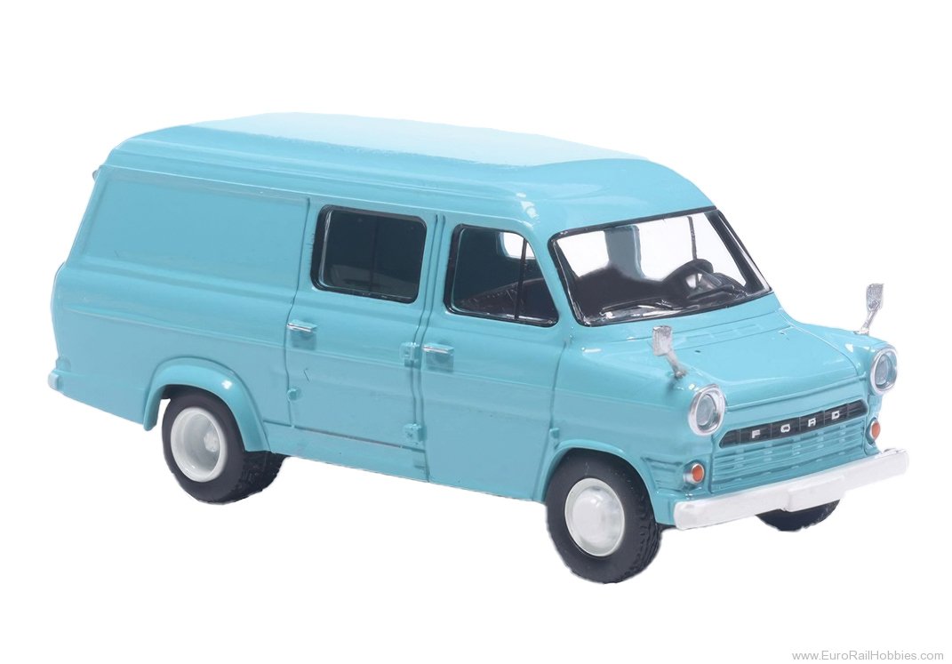 Brekina 34171 Brekina, Ford Transit, Light Turquoise, 1970,