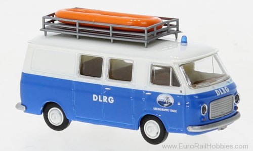Brekina 34436 Brekina, Fiat 238 Halbbus, 1965, DLRG Stade, 