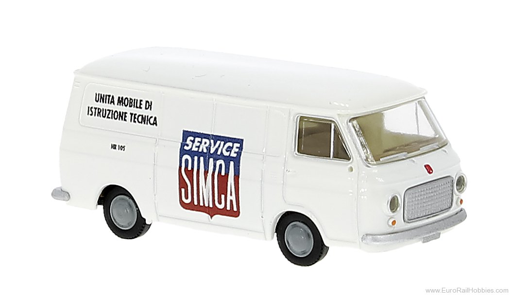 Brekina 34469 Brekina, Fiat 238 Kasten, 1966, Simca Service