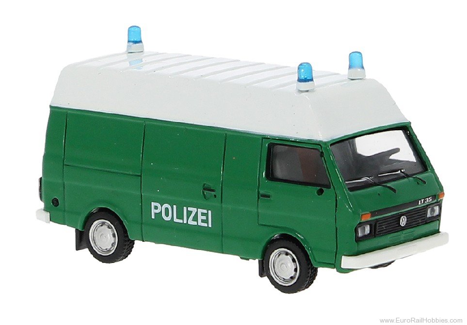 Brekina 34951 Brekina, VW LT Hochraum-Kasten, 1985, Polizei