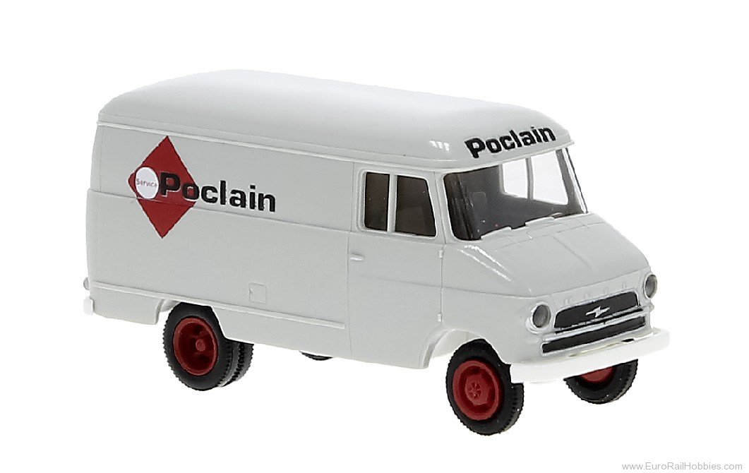 Brekina 35631 Brekina, Opel Blitz Kasten A, 1959, Poclain, 