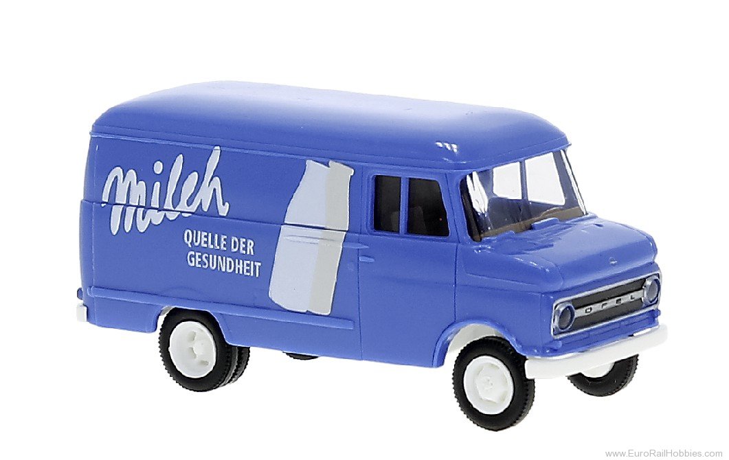 Brekina 35725 Brekina, Opel Blitz Kasten B, 1966, Milch, 