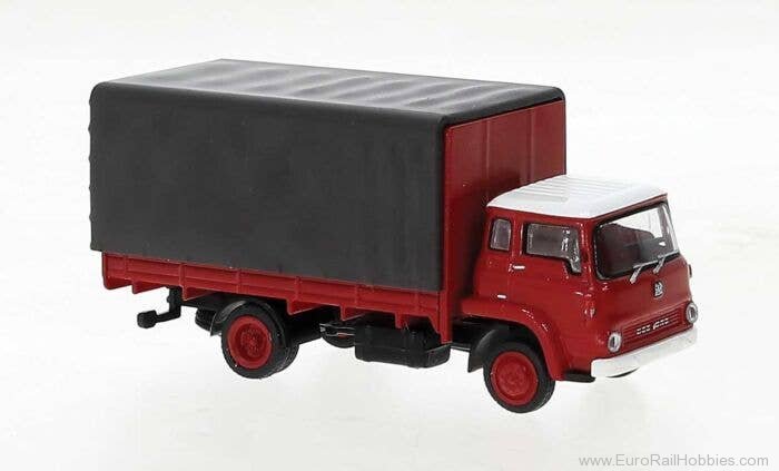 Brekina 35907 Brekina, Bedford TK PP, Red/Black, 1960, 