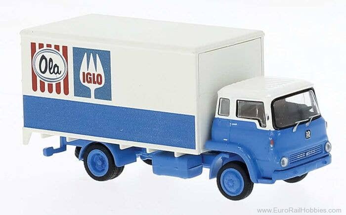 Brekina 35922 Brekina, Bedford TK Koffer, 1971, Iglo Ola, 