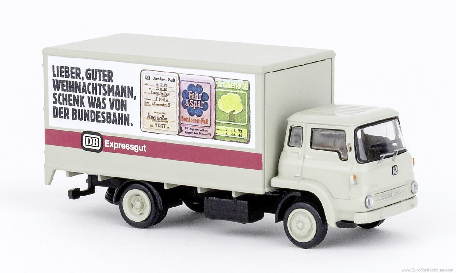 Brekina 35934 Brekina, Bedford TK Koffer, 1960, DB - Pass, 