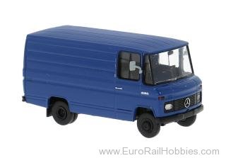 Brekina 36849 Brekina, Mercedes L 406 D Kasten, Blue, 1967,