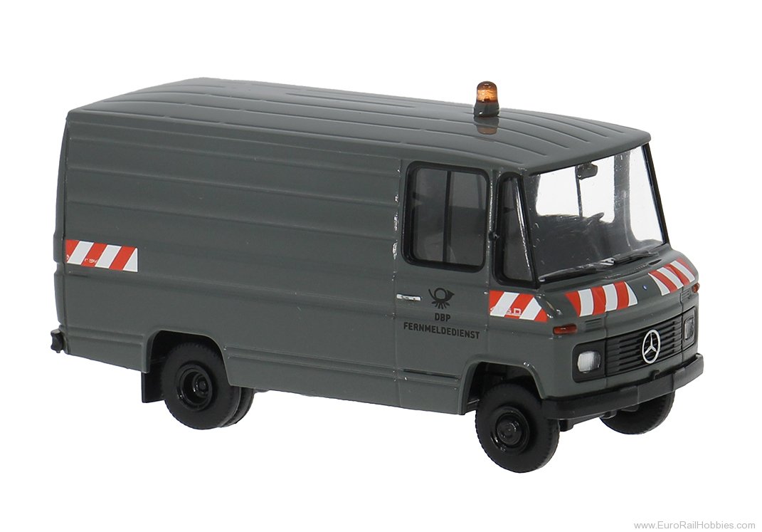 Brekina 36853 Brekina, Mercedes L 406 D Kasten, 1967, DBP-F