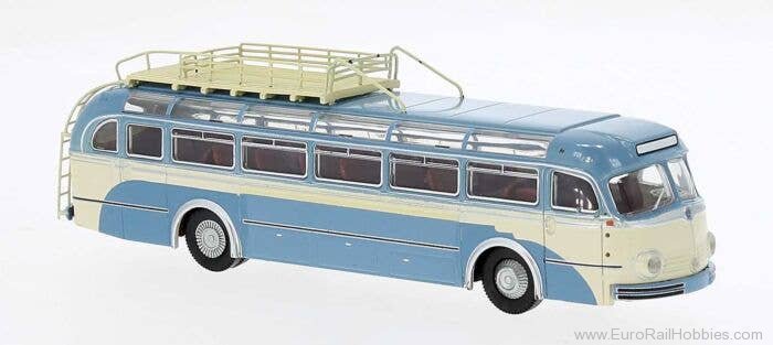 Brekina 50506 Brekina, Mercedes O 6600 H Reisebus, Light-Bl