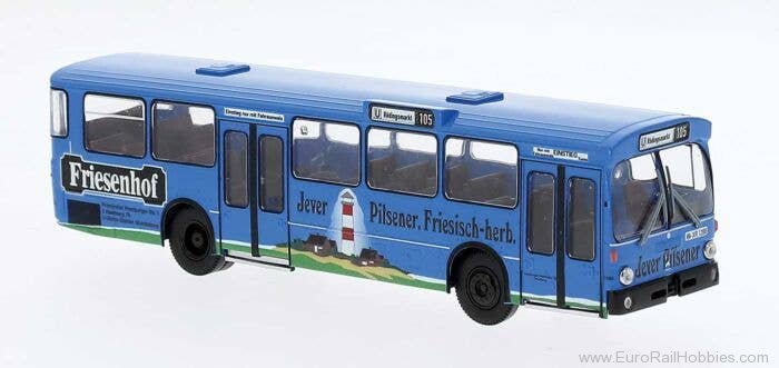 Brekina 50808 Brekina, Mercedes O 305 Stadtbus, 1972, HHA -