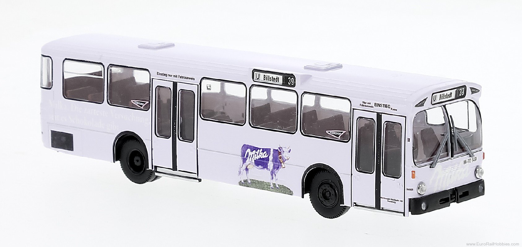 Brekina 50809 Brekina, Mercedes O 305 Stadtbus, 1972, HHA -